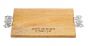 Yair Emanuel Wooden Bread Board with Hebrew Blessing - Pomegranate