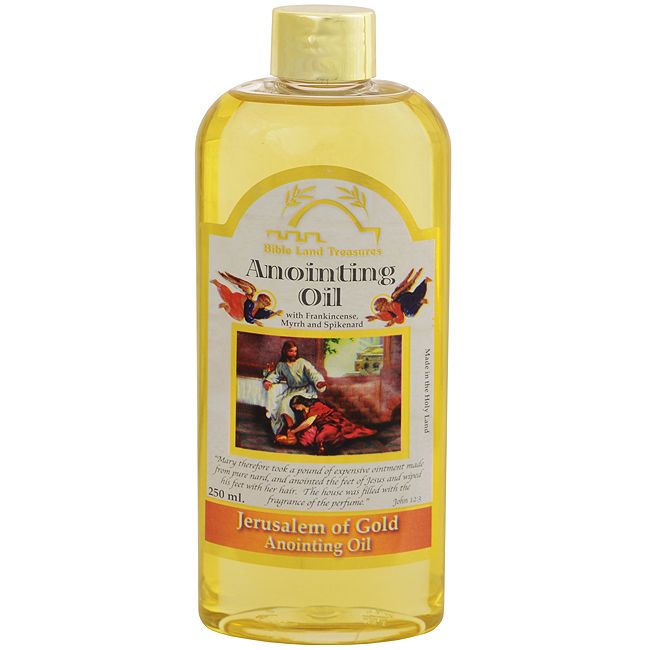 Frankincense and Myrrh Anointing Oil: Blessing From Jerusalem - 240ml / 8oz
