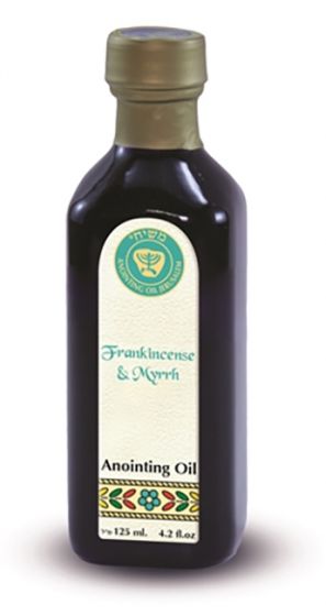 Frankincense and Myrrh - Holy Anointing Oil 125 ml - Made in the Holy Land