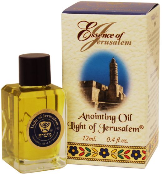'Essence of Jerusalem' Anointing Oil - Light of Jerusalem Prayer Oil - 12ml