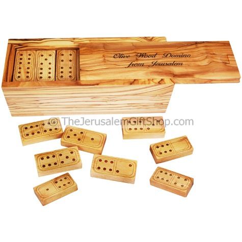 Domino Set from Olive Wood
