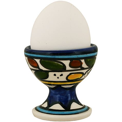 Ceramic Egg Cup - Colored Leaves