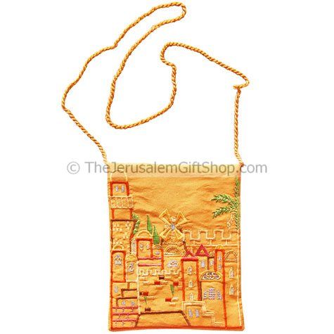 Yair Emanuel Embroidered Bag - Jerusalem of Gold