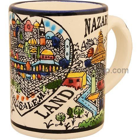 Large Holy Land Ceramic Mug