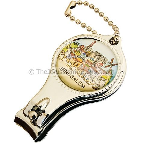 Jerusalem Bottle Opener and Nail Clippers
