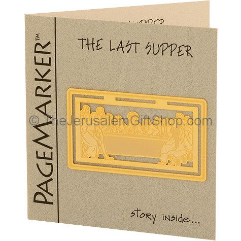 24k Gold Plated 'The Last Supper' Bookmark