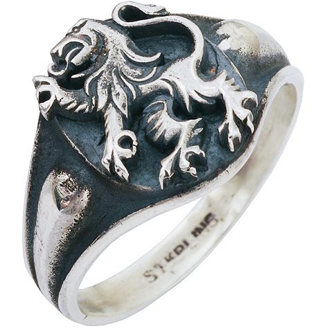 Lion of Judah Sterling Silver Ring