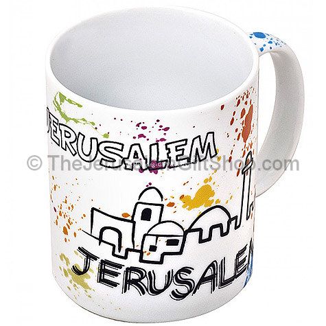 Modern Design Jerusalem Souvenir Mug