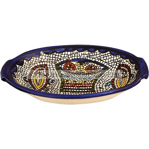 Armenian Ceramic Oval Tabgha Dish