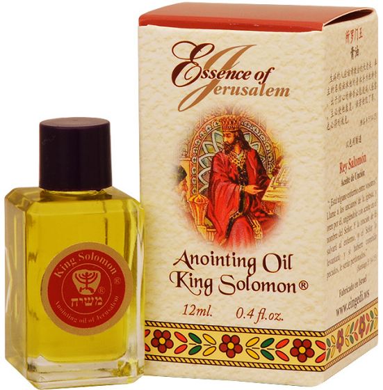 'Essence of Jerusalem' Anointing Oil - King Solomon Prayer Oil - 12ml