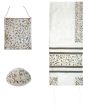 Yair Emanuel 'Flowers' Blended Silk Embroidered Prayer Shawl Tallit, Kippa and Bag