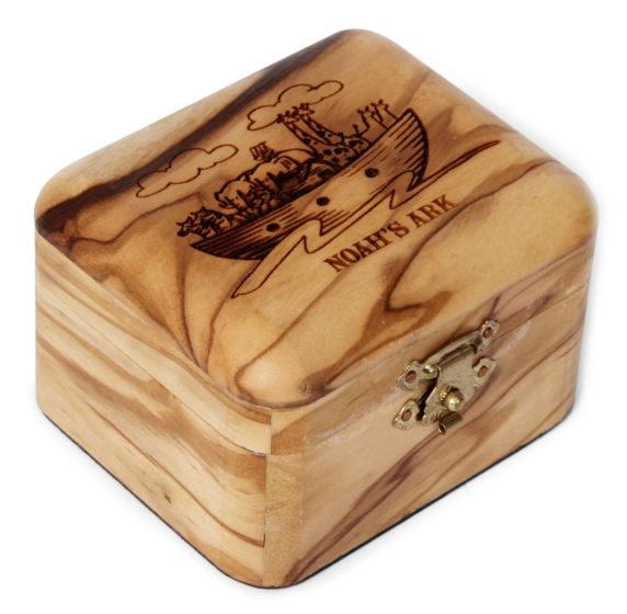 Olive Wood Noah's Ark Box
