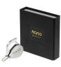 Nano 24k Gold Scripture Inscribed 'Psalm 122:6' Onyx inside 14k Gold Oval Necklace - Packing