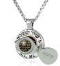 Nano 24k Gold "Shir Lamaalot" - "Psalm of Ascent" in Hebrew Scripture Inscribed on Onyx - Magnify