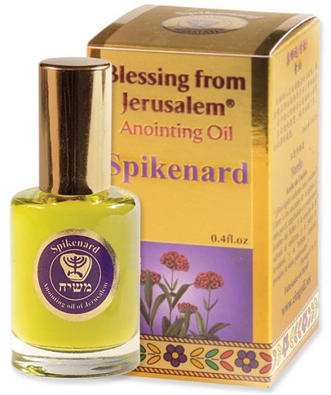 Blessing from Jerusalem ® 'Spikenard' Anointing Oil - Gold Line Prayer Oil - 12ml