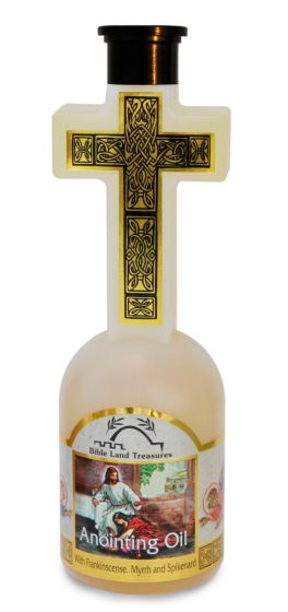 Frankincense Myrrh and Spikenard - Cross Bottle