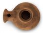 Clay Oil Lamp - Herodian - Antique style - Replica Clay Lamp from time of Yeshua / Jesus