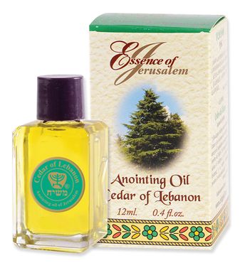 'Essence of Jerusalem' Anointing Oil - Cedar of Lebanon - 12ml
