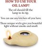 Clay Oil Lamp - Herodian with Jar and Galilee Olive Oil