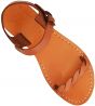 Jesus Sandals - Gethsemane - Handmade from Leather in the Holy Land - top view