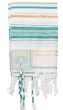 'Grafted In' Messianic Prayer Shawl Tallit - Turquoise and Gold