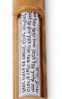 Wooden Mezuzah with 'Shema Yisrael' Scroll