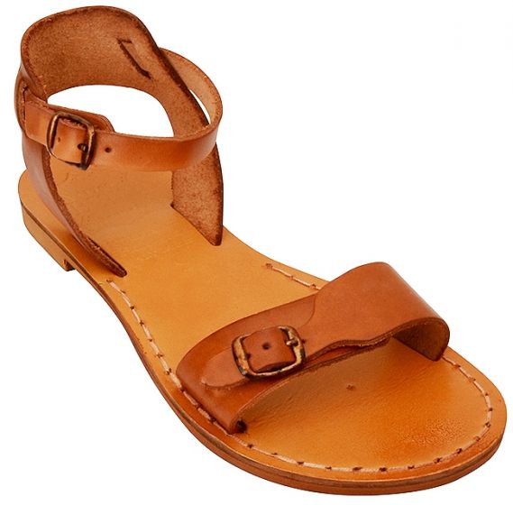 Jesus Sandals - King David - Handmade from Leather in the Holy Land