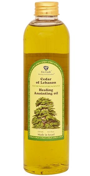 Cedar of Lebanon Anointing Oil - Healing - Made in Israel - 250ml