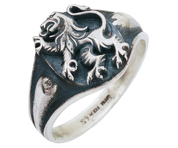 Hand Made Lion of Judah Sterling Silver Ring - The Jerusalem Gift Shop