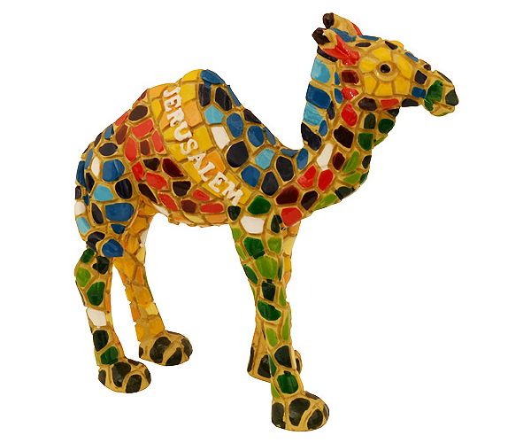 Jerusalem Mosaic Camel Standing - The Jerusalem Gift Shop