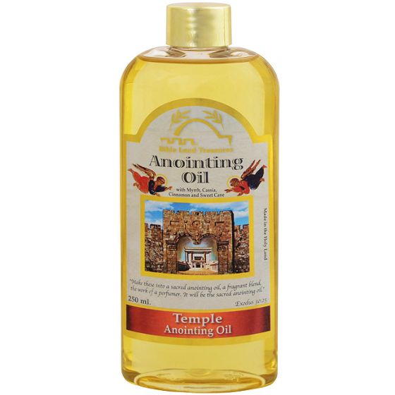 'Temple' Anointing Oil 250ml - Myrrh Cassia Cinnamon and Sweet Cane
