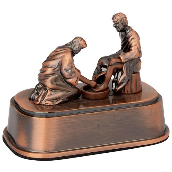 Jesus Washing Peter's Feet - Biblical Scene Ornament