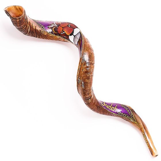Decorated Kudu Yemenite shofar