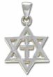 Star of David with Cross Pendant