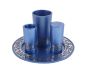 Yair Emanuel Anodized Aluminium Havdalah Set - Pomegranate Cut-Out - Blue