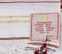 'Grafted In' Messianic Prayer Shawl Tallit - Bordeaux and Gold