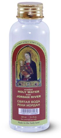 Holy Water from the Jordan River with Mary Icon - 110 ml