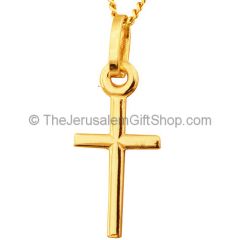 14 Carat Gold Small Classic Cross