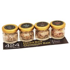 424 Dead Sea Gourmet Salt - Chef's Gift Pack - Sharp Series