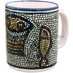 Large Armenian Ceramic 'Tabgha' Mug