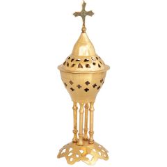 Incense Burner from Jerusalem - Decorated Brass