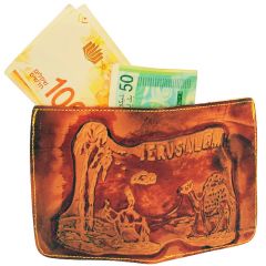 Camel Leather Wallet from the Holy Land
