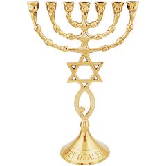 Grafted In Messianic Menorah - Classic