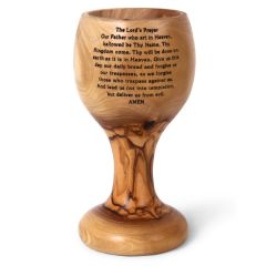Communion Cup - 5 Inch - Last Supper - Lord's Prayer