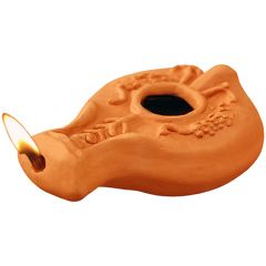Clay Oil Lamp - Darom - Jewish 70 AD
