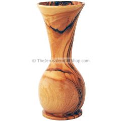 Flower Vase - Olive Wood - tall