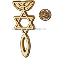 Lapel Pin - Messianic Seal of Jerusalem