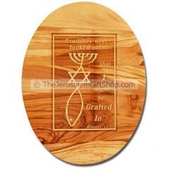 Olive Wood Wall Plaque - Grafted In