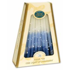 Hanukah Candles - Blue and White