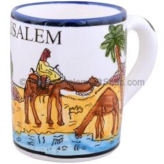 Large Armenian Ceramic 'Camel' Mug